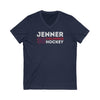 Jenner 38 Columbus Hockey Grafitti Wall Design Unisex V-Neck Tee