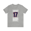 Danforth 17 Columbus Hockey Union Blue Vertical Design Unisex T-Shirt