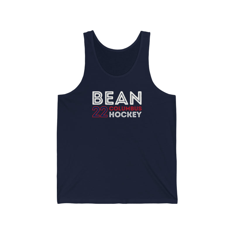 Bean 22 Columbus Hockey Grafitti Wall Design Unisex Jersey Tank Top