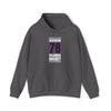 Severson 78 Columbus Hockey Union Blue Vertical Design Unisex Hooded Sweatshirt