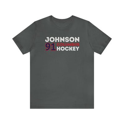 Johnson 91 Columbus Hockey Grafitti Wall Design Unisex T-Shirt