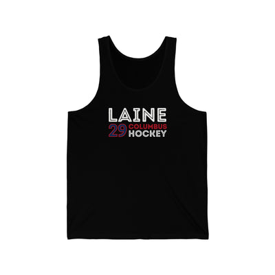 Laine 29 Columbus Hockey Grafitti Wall Design Unisex Jersey Tank Top