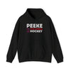 Peeke 2 Columbus Hockey Grafitti Wall Design Unisex Hooded Sweatshirt