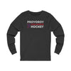 Provorov 9 Columbus Hockey Grafitti Wall Design Unisex Jersey Long Sleeve Shirt