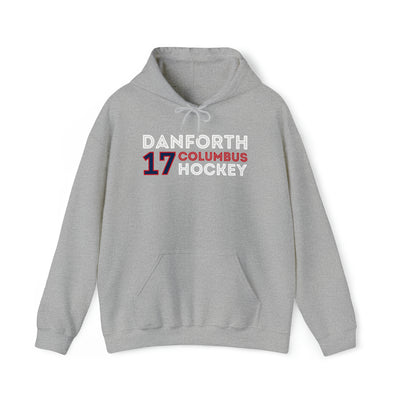 Danforth 17 Columbus Hockey Grafitti Wall Design Unisex Hooded Sweatshirt