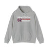 Bemstrom 52 Columbus Hockey Grafitti Wall Design Unisex Hooded Sweatshirt