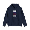 Laine 29 Columbus Hockey Union Blue Vertical Design Unisex Hooded Sweatshirt