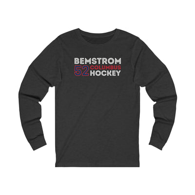 Bemstrom 52 Columbus Hockey Grafitti Wall Design Unisex Jersey Long Sleeve Shirt