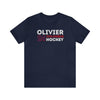 Olivier 24 Columbus Hockey Grafitti Wall Design Unisex T-Shirt