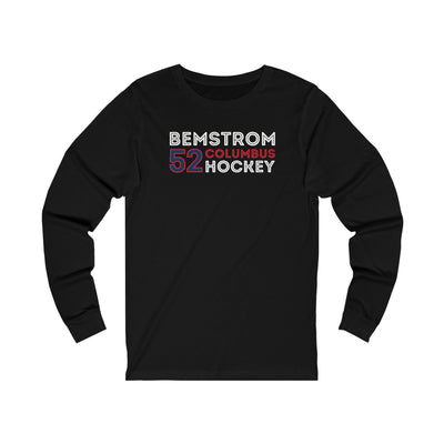 Bemstrom 52 Columbus Hockey Grafitti Wall Design Unisex Jersey Long Sleeve Shirt