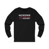 McKown 41 Columbus Hockey Grafitti Wall Design Unisex Jersey Long Sleeve Shirt