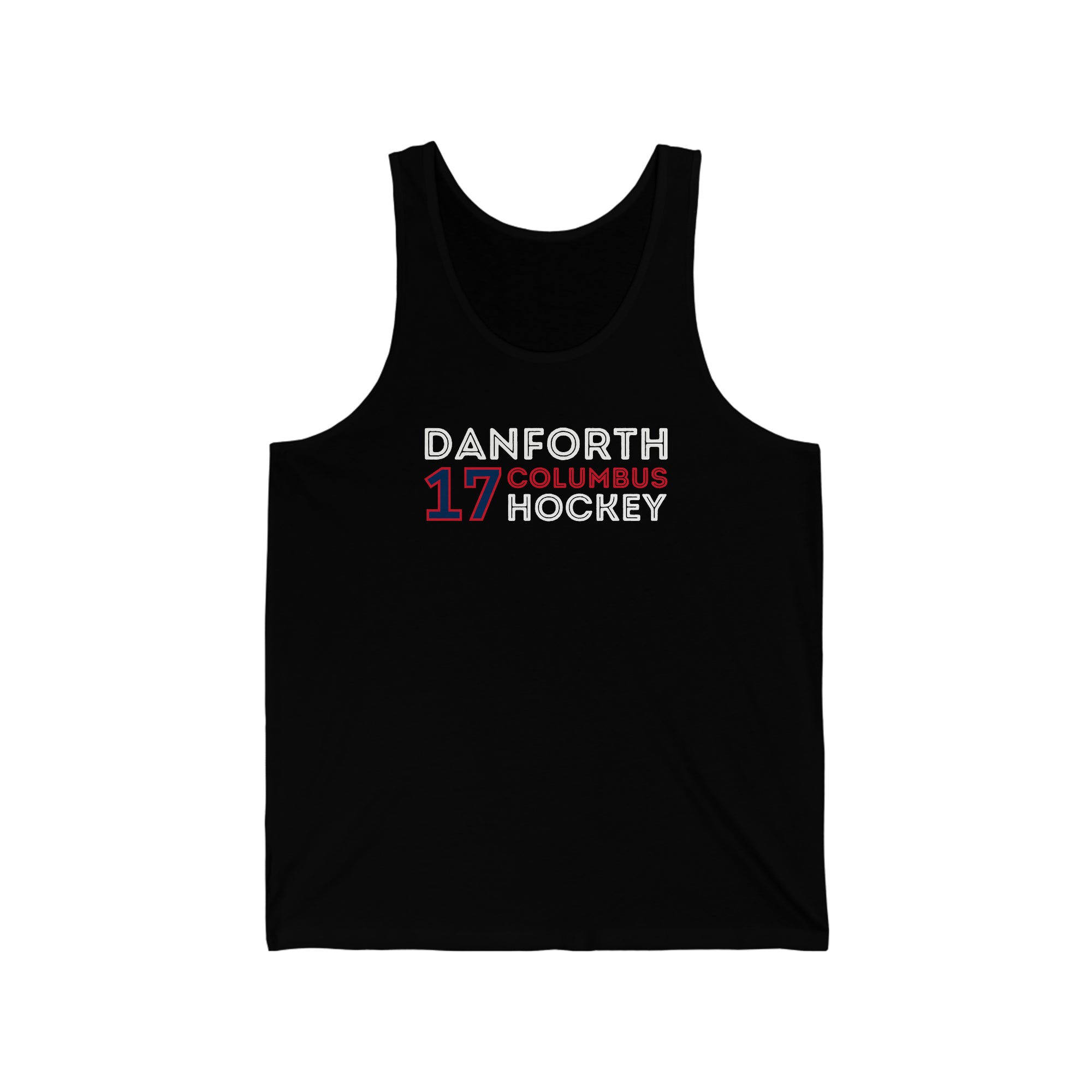 Danforth 17 Columbus Hockey Grafitti Wall Design Unisex Jersey Tank Top