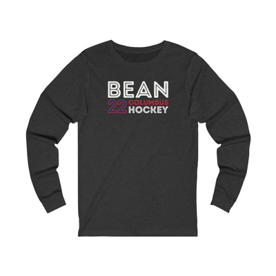Bean 22 Columbus Hockey Grafitti Wall Design Unisex Jersey Long Sleeve Shirt