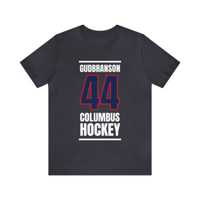 Gudbranson 44 Columbus Hockey Union Blue Vertical Design Unisex T-Shirt