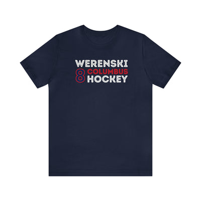 Werenski 8 Columbus Hockey Grafitti Wall Design Unisex T-Shirt