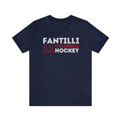 Fantilli 11 Columbus Hockey Grafitti Wall Design Unisex T-Shirt