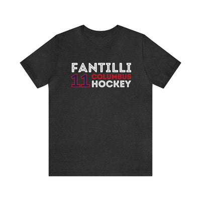 Fantilli 11 Columbus Hockey Grafitti Wall Design Unisex T-Shirt