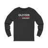 Olivier 24 Columbus Hockey Grafitti Wall Design Unisex Jersey Long Sleeve Shirt
