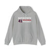 McKown 41 Columbus Hockey Grafitti Wall Design Unisex Hooded Sweatshirt