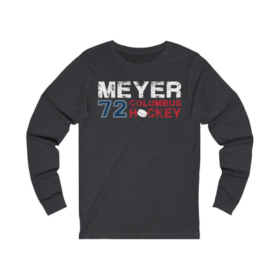 Meyer 72 Columbus Hockey Unisex Jersey Long Sleeve Shirt