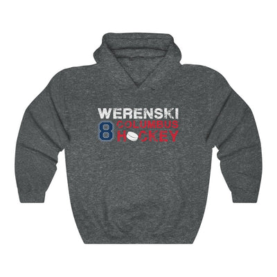 Werenski 8 Columbus Hockey Unisex Hooded Sweatshirt