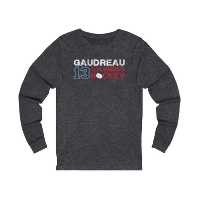 Gaudreau 13 Columbus Hockey Unisex Jersey Long Sleeve Shirt
