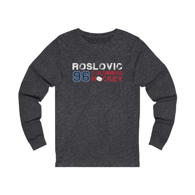 Roslovic 96 Columbus Hockey Unisex Jersey Long Sleeve Shirt