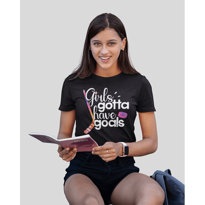 "Girls Gotta Have Goals" Unisex Jersey Tee