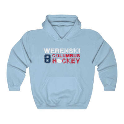 Werenski 8 Columbus Hockey Unisex Hooded Sweatshirt