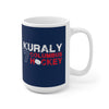 Kuraly 7 Columbus Hockey Ceramic Coffee Mug In Union Blue, 15oz