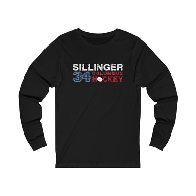 Sillinger 34 Columbus Hockey Unisex Jersey Long Sleeve Shirt