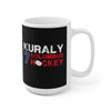 Kuraly 7 Columbus Hockey Ceramic Coffee Mug In Black, 15oz