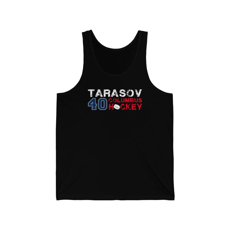 Tarasov 40 Columbus Hockey Unisex Jersey Tank Top