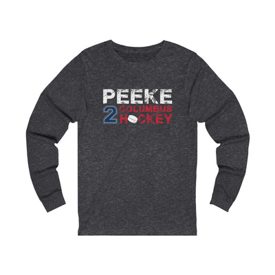 Peeke 2 Columbus Hockey Unisex Jersey Long Sleeve Shirt