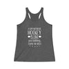 "A Day Without Hockey" Women's Tri-Blend Racerback Tank