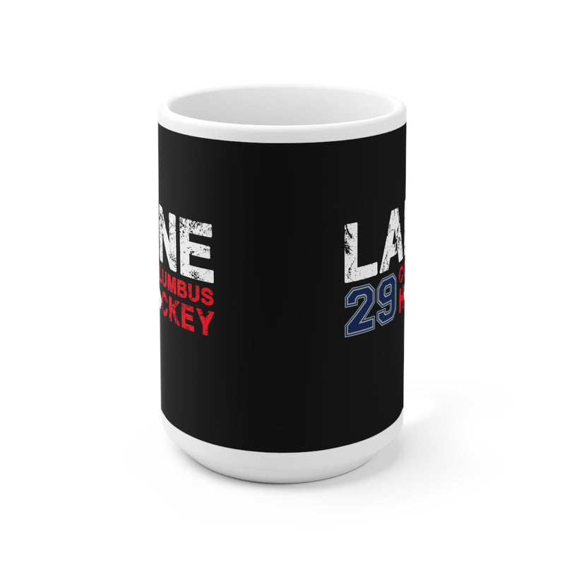 Laine 29 Columbus Hockey Ceramic Coffee Mug In Black, 15oz