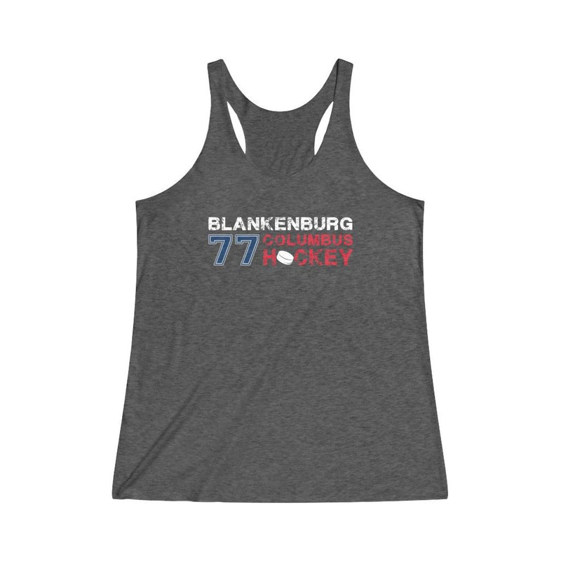 Blankenburg 77 Columbus Hockey Women's Tri-Blend Racerback Tank Top