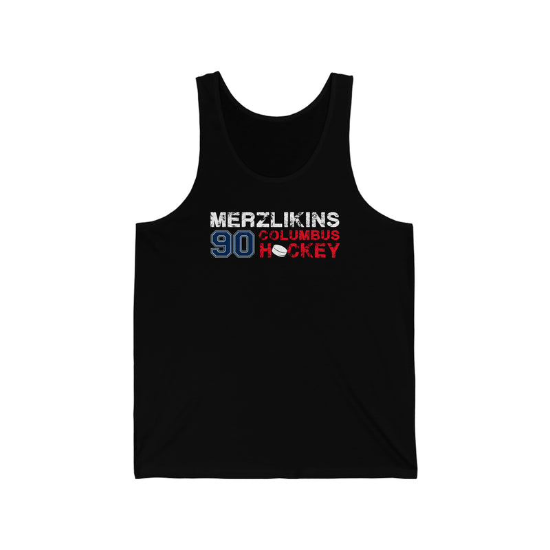 Merzlikins 90 Columbus Hockey Unisex Jersey Tank Top