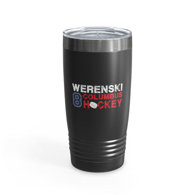 Werenski 8 Columbus Hockey Ringneck Tumbler, 20 oz