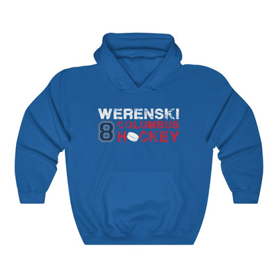 Werenski 8 Columbus Hockey Unisex Hooded Sweatshirt