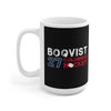 Boqvist 27 Columbus Hockey Ceramic Coffee Mug In Black, 15oz