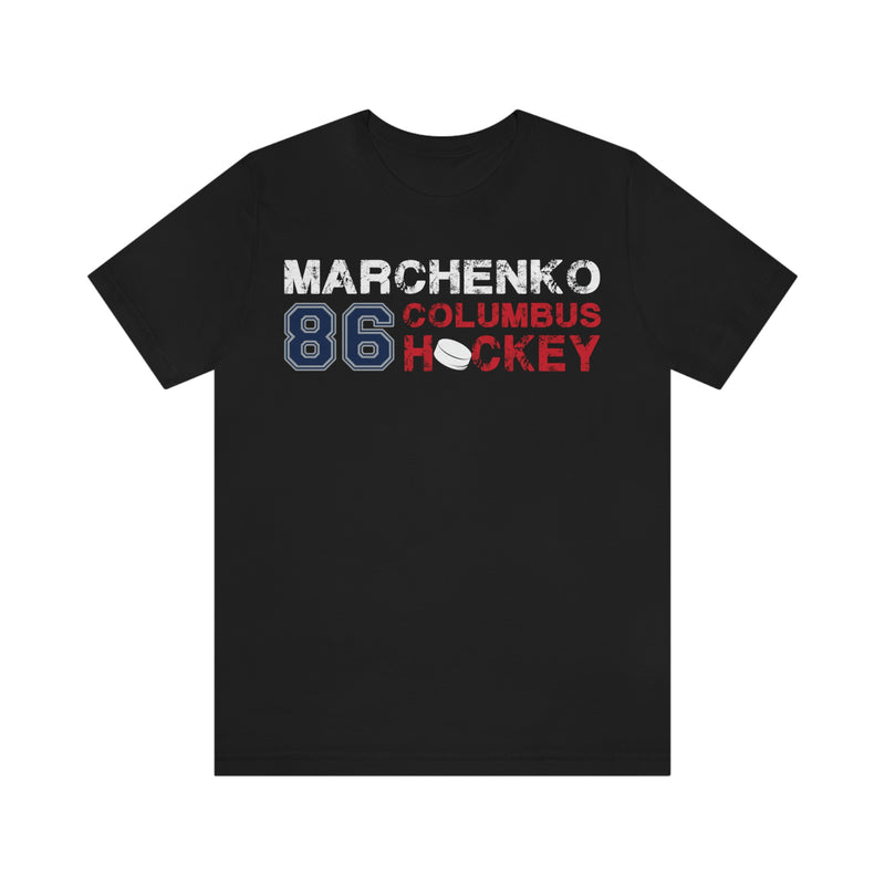 Marchenko 86 Columbus Hockey Unisex Jersey Tee