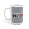Gudbranson 44 Columbus Hockey Ceramic Coffee Mug In Capital Silver, 15oz