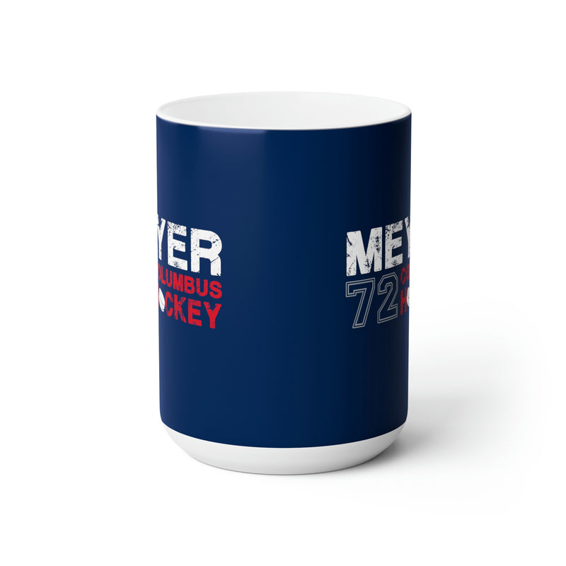 Meyer 72 Columbus Hockey Ceramic Coffee Mug In Union Blue, 15oz