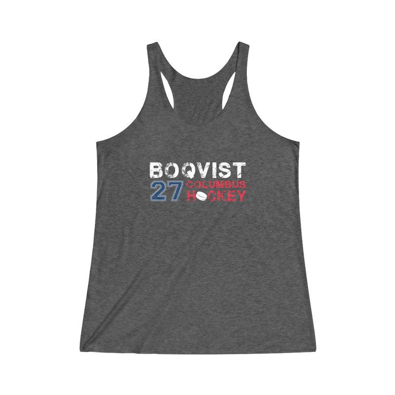 Boqvist Columbus Hockey Women's Tri-Blend Racerback Tank Top