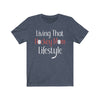 "Living That Hockey Mom Lifestyle" Unisex Jersey Tee