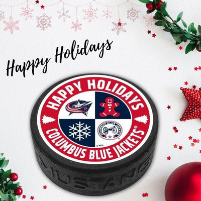 Columbus Blue Jackets hockey puck