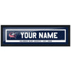 Columbus Blue Jackets Personalized Framed Wall Art, 6x22 Inch