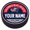 Columbus Blue Jackets hockey puck