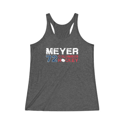 Meyer 72 Columbus Hockey Women's Tri-Blend Racerback Tank Top